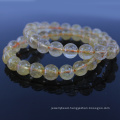 New Arrives Yellow Brazil Natural Rutilated Quartz 6mm 108pcs Top Quality Natural Gemstone Beads for Bracelet